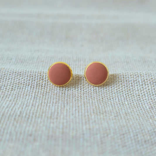 Earrings Terra Button