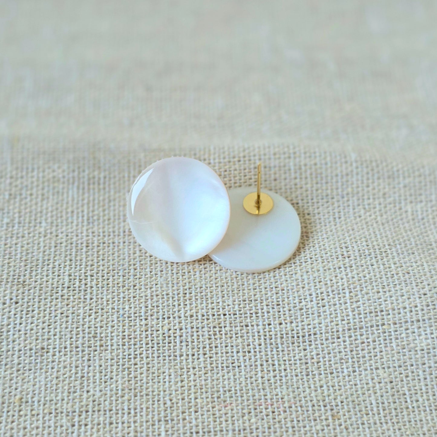 Earrings Shell Pearls
