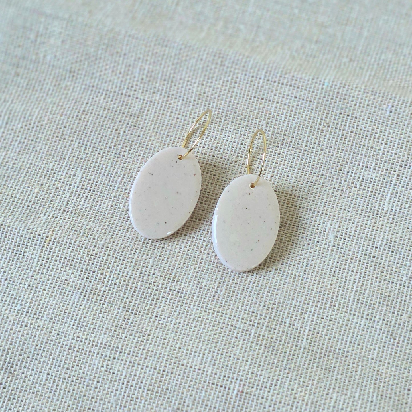 Earrings Sand Storm Oval