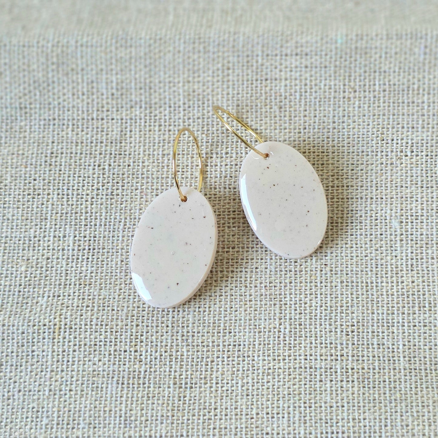 Earrings Sand Storm Oval