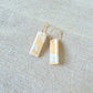 Earrings Wind Marble Bars