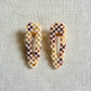 Hair Clips Checkerboard